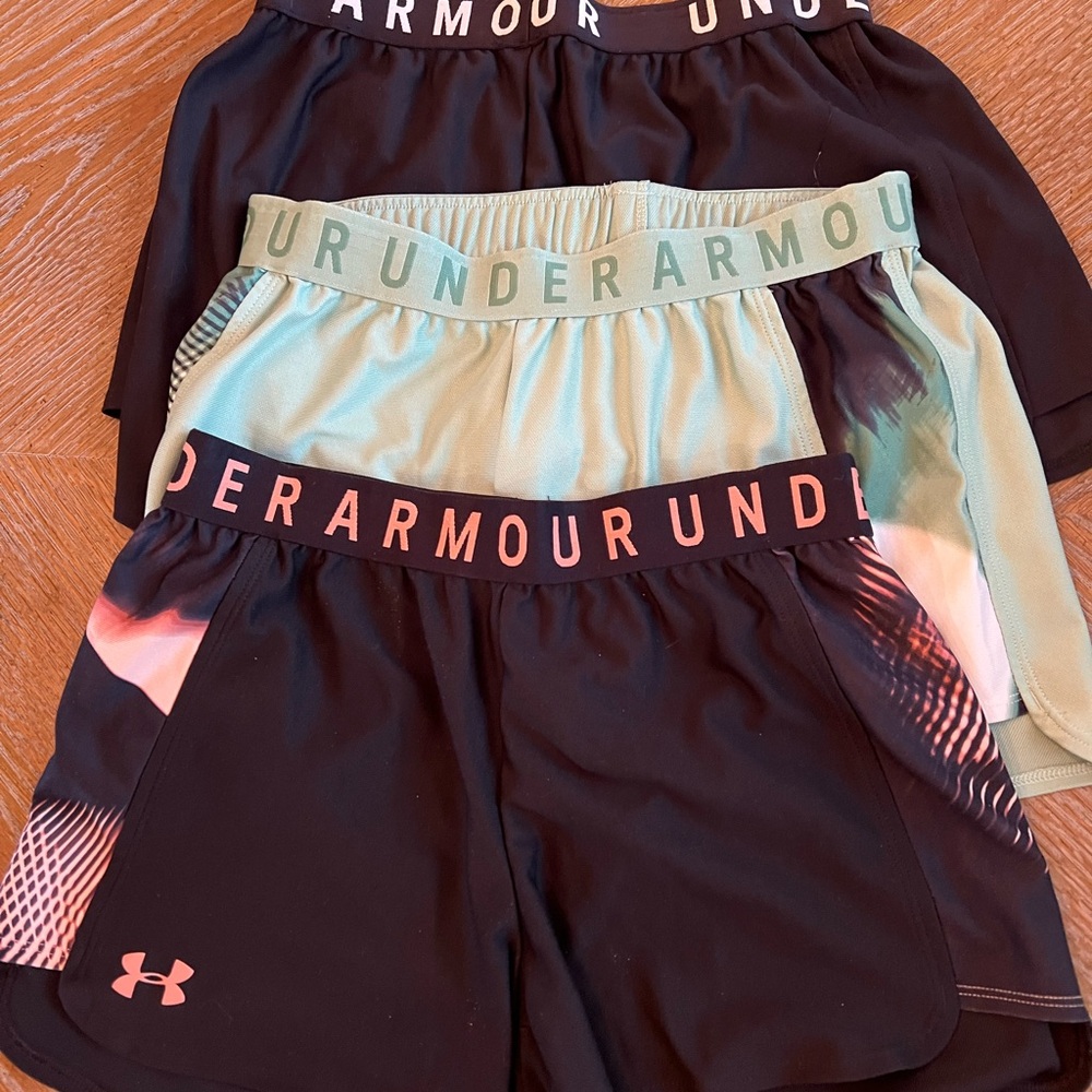 Under Armour Women's Shorts - Black, Mint, Multicolor